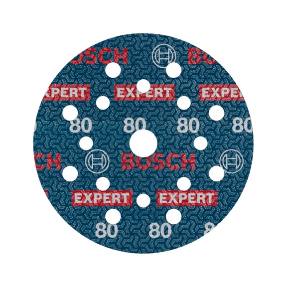 EXPERT O780 125 mm G80 BOSCH no. 6 pieces 2608902400 - Abrasive tool made of abrasive on backing