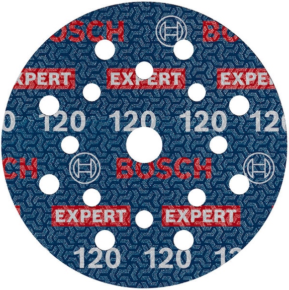 EXPERT O780 125 mm G120 BOSCH no. 6 pieces 2608902401 - Abrasive tool made of abrasive on backing