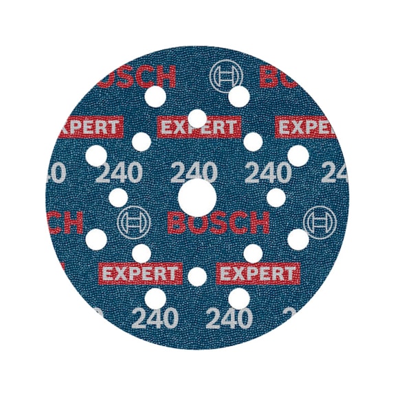 Folienschleifscheie EXPERT O780 125&nbsp;mm G240 BOSCH-Nr. 2608902421 - Schleifwerkzeug aus Schleifmittel auf Unterlage