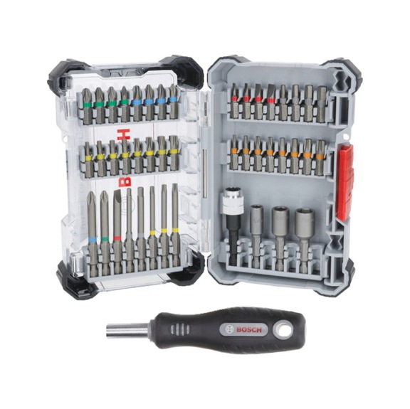 Screwdriver bit set Extra Hard 44+1-piece BOSCH 2607017733 - Hand tool assortment