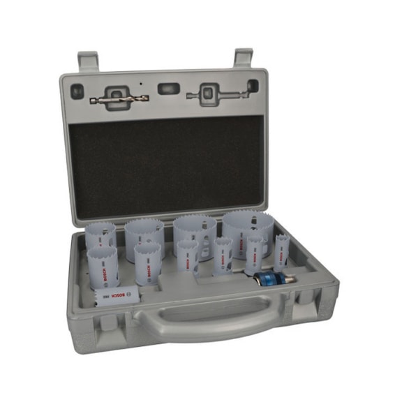 Hole saw PRO Multi Material PC Plusn-Set 19-76 mm,14-piece BOSCH-No. 2608594434 - Hole saw set