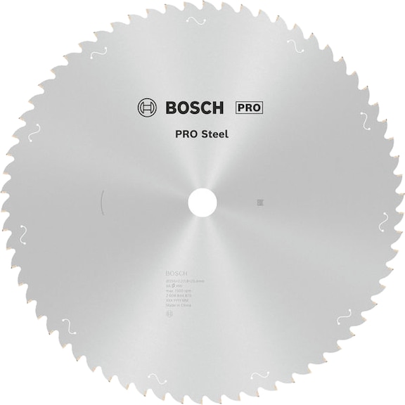 Circular saw blade PRO Steel 355 x 2.2 x 25.4 mm T66 BOSCH no. 2608844870 - Circular saw blade (machines)