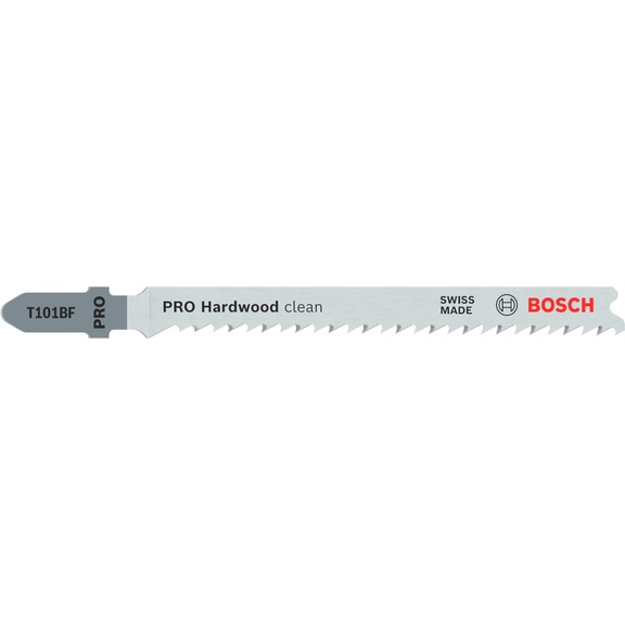 Jigsaw blade PRO Hardwood clean T101BF 100 mm 2-piece BOSCH 2608655092 - Saw blade for jigsaw