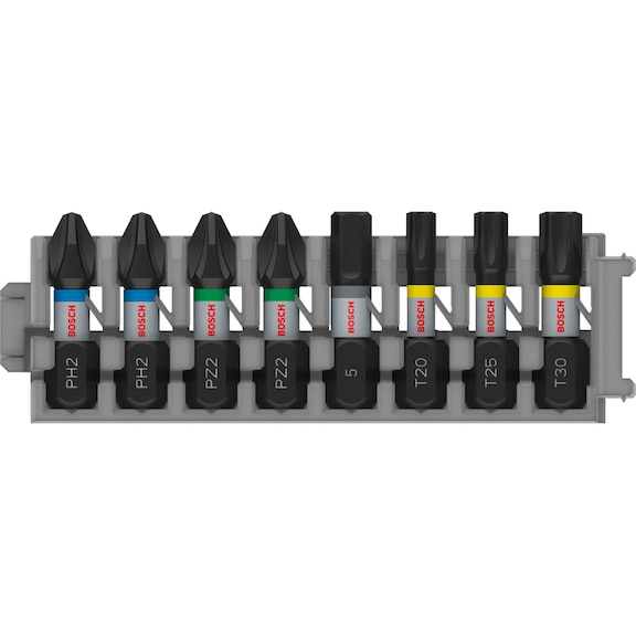 Bit PRO Impact Set 25 mm 8-piece BOSCH 2608521U62 - Screwdriver bit (assortment)