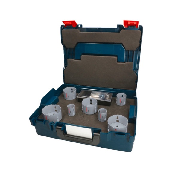 Hole saw PRO Multi Material PC Plusn Set 22-86 mm 13-piece BOSCH-No. 2608594433 - Hole saw set