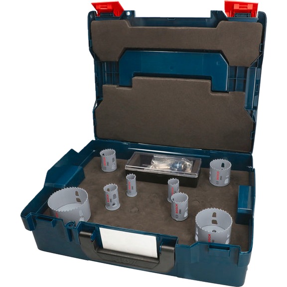 Hole saw PRO Multi Material PC Plusn-Set 22-83 mm 11-piece BOSCH-No. 2608594432 - Hole saw set