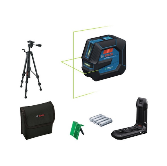 Line laser GLL 20-22 G Construction tripod BT 150 Professional BOSCH 0601065601 - Point and line laser