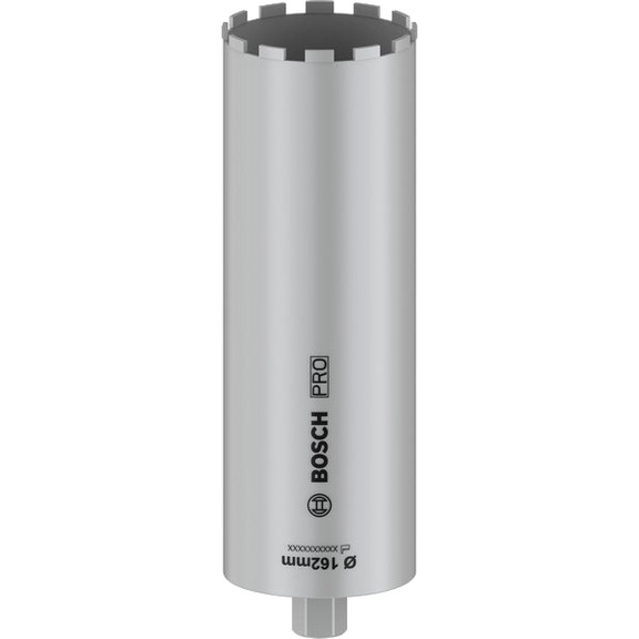 Nassbohrkrone PRO 162&nbsp;x&nbsp;450&nbsp;mm 1 1/4 UNC BOSCH 2608601799 - Bohrkrone (nicht lösbare Schneiden)