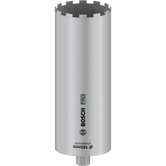 Wet core bit PRO 182 x 450 mm 1 1/4 UNC BOSCH 2608601800 - Drill bit (non-detachable cutting edges)