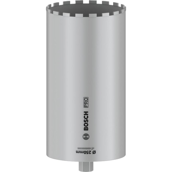 Wet core bit PRO 250 x 450 mm 1 1/4 UNC BOSCH 2608601801 - Drill bit (non-detachable cutting edges)