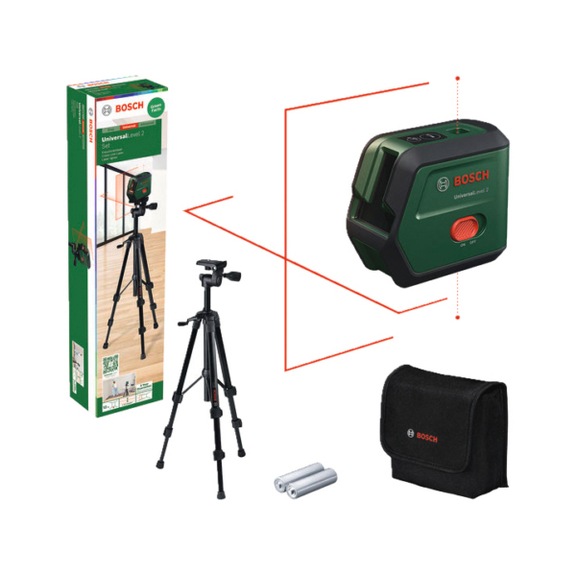 Cross line laser UniversalLevel 2 Set BOSCH 0603663F01 - Laser level