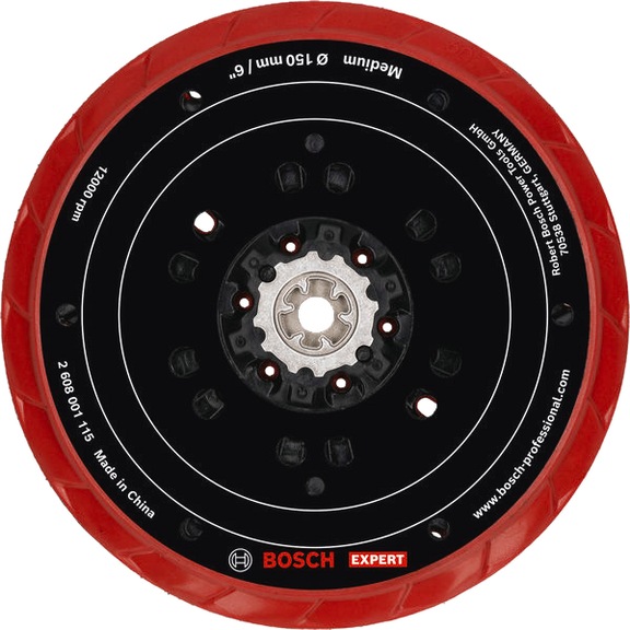 Sanding disc EXPERT Multihole medium 150 mm BOSCH 2608001115 - Adhesive backing pad