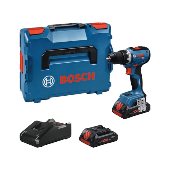Cordless drill driver GSR 18V-65 2x rechargeable battery 18V 4.0Ah L-BOXX case - Drill driver (cordless)