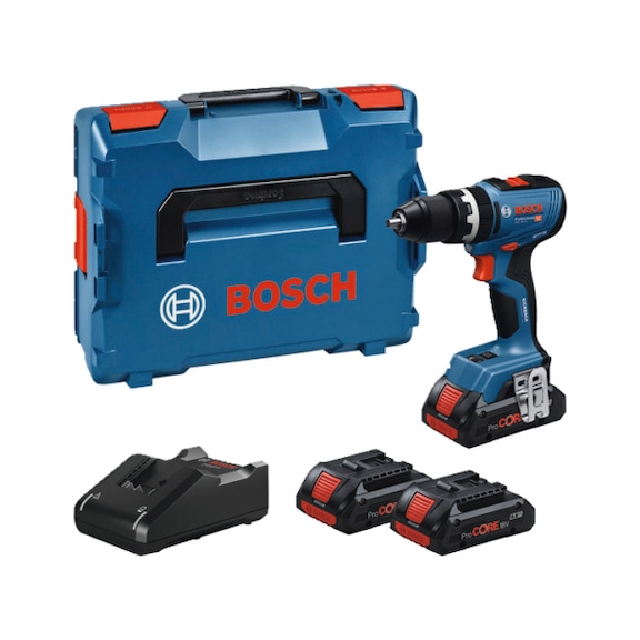 Cordless impact drill GSB 18V-65 2x rechargeable battery 18V 4.0Ah L-BOXX 136 - Impact drill (cordless)