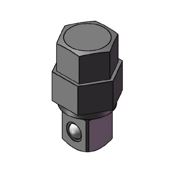 NOVATORK calibration adapter 1/2 inch 17+18 mm hex ZJ3-18 - Insert for torque tool
