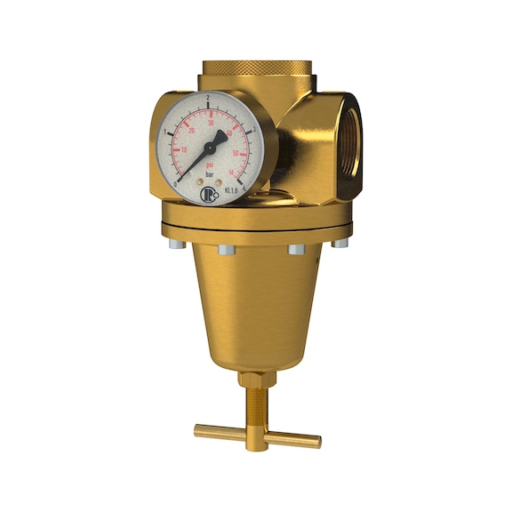 Constant pressure regulator with pressure gauge 100903 - Pressure regulator with pressure gauge