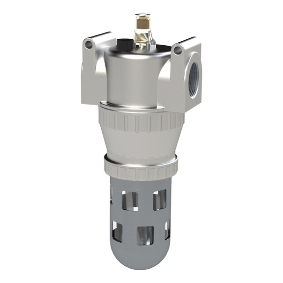 Standard mist lubricator with polycarbonate container and protective cage 101028 - Standard lubricator (pneumatics)