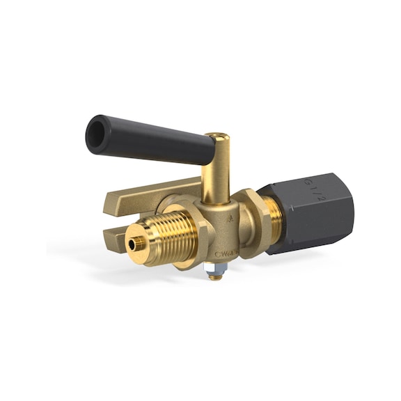 Manometer-Absperrhahn Zapfen - Spannmuffe 102656 - Messgerät, Druck (Teile)