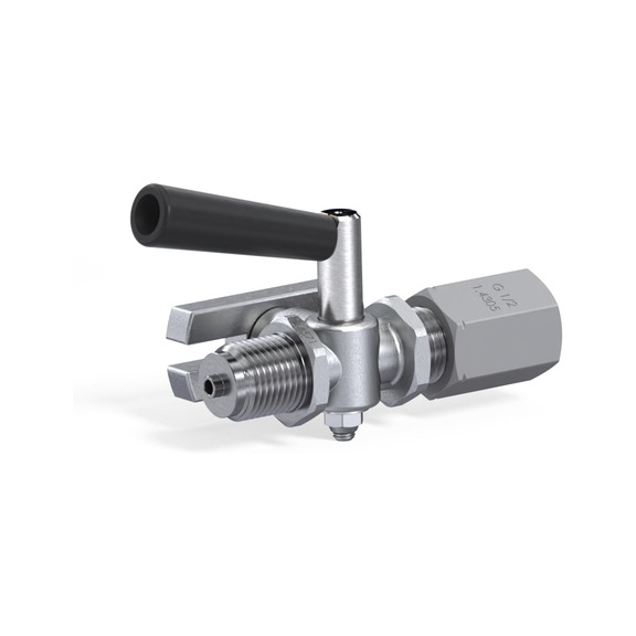 Pressure gauge shut-off valve spigot - clamping sleeve 102660 - Measuring instrument, pressure (parts)