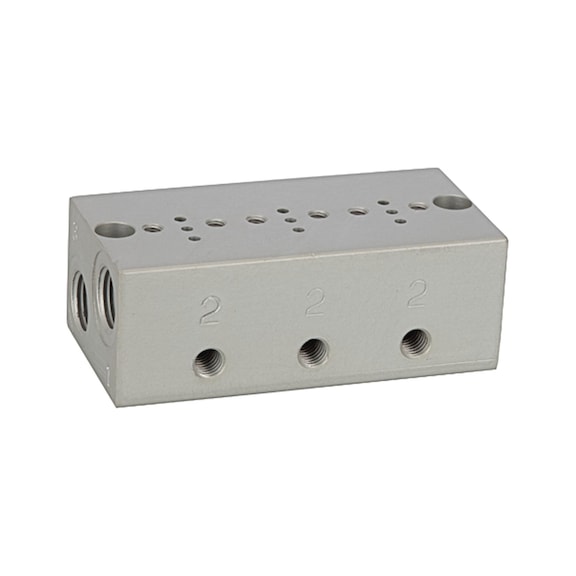 Triple series base plate 106652 - Subplate for valve (accessory, pneumatics)