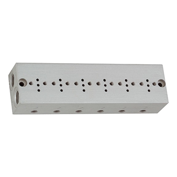 Six-fold series base plate 106655 - Subplate for valve (accessory, pneumatics)