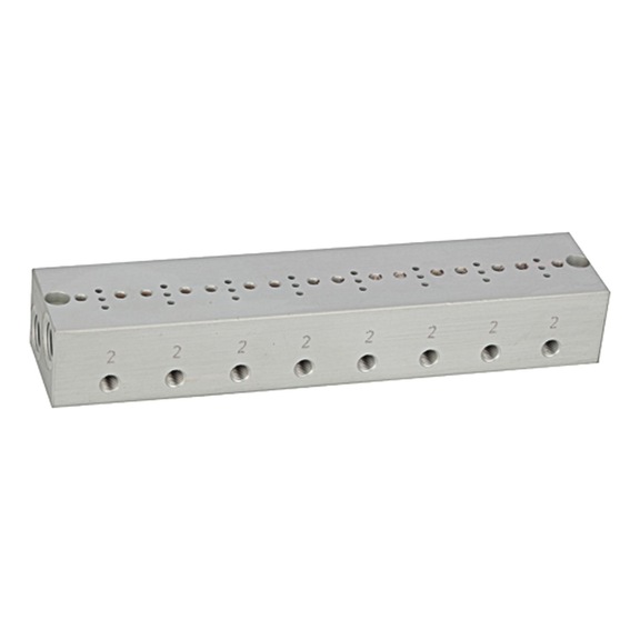 Eight-way series base plate 106657 - Subplate for valve (accessory, pneumatics)