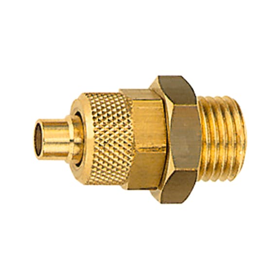 RIEGLER Straight screw-in fitting (pneumatics)