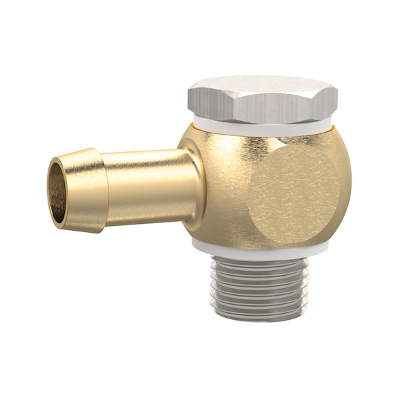 Swivel nozzle external thread cylindrical 111327 - Collet screw (pneumatics)