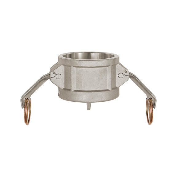 Kamlok-Verschlusskappe für Schnellkupplungsstecker Typ DC Aluminium 108055 - Steckkupplung (Schlauch)