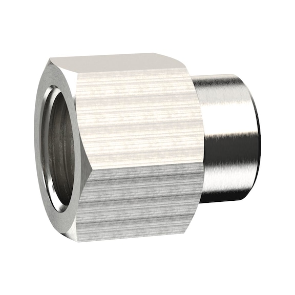 Reducing sleeve nickel-plated brass 111522 - Sleeve (pneumatics)