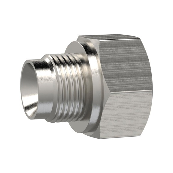 Long reducing nipple stainless steel 1.4571 111641 - Collet screw (pneumatics)
