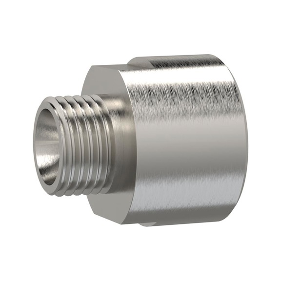 Long reducing nipple stainless steel 1.4571 111644 - Collet screw (pneumatics)