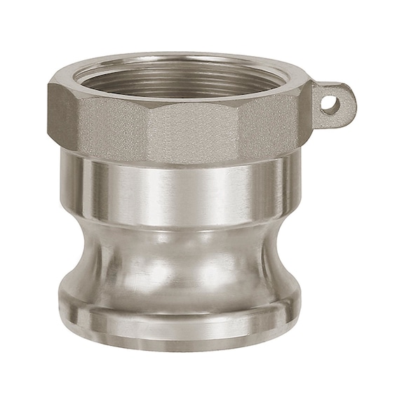 Kamlok-Schnellkupplungsstecker mit Innengewinde Typ A Aluminium 108073 - Steckkupplung (Schlauch)