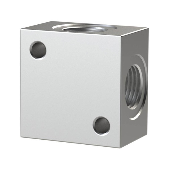 Kreuz-Verteiler Aluminium 129678 - Kupplung (Pneumatik)