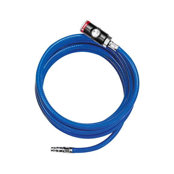 Werkstattschlauch-Set Sicherheitskupplung Länge 20 m 130734 - Schlauch (Pneumatik, Sonstiges)