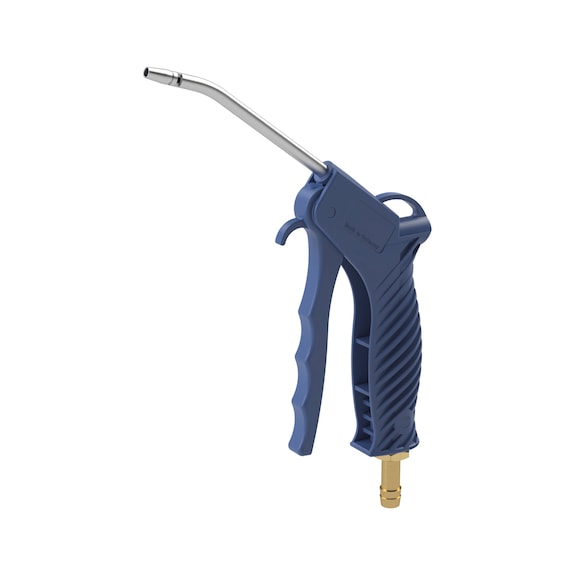 Blow gun with plastic extension tube 114380 - Compressed air blasting gun