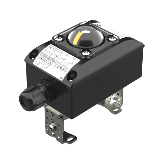 RIEGLER End position feedback aluminium 3D display 117192 - Feedback unit