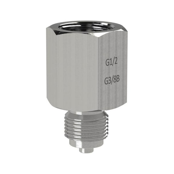 Manometer-Anschlussnippel aus Edelstahl 1.4571 135444 - Messgerät, Druck (Teile)