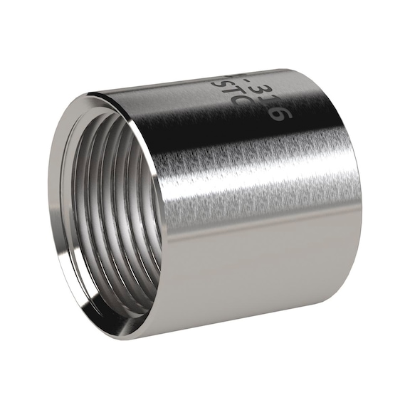 Socket round stainless steel 14408 117895 - Collar (installation)