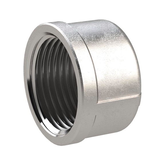 Cap round stainless steel 1.4408 118330 - Cap (fitting, installation)
