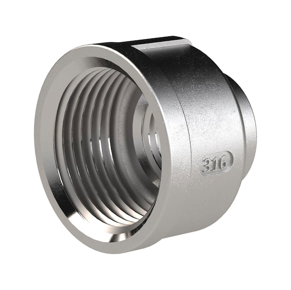 Reducing sleeve round stainless steel 14408 118501 - Collar (installation)