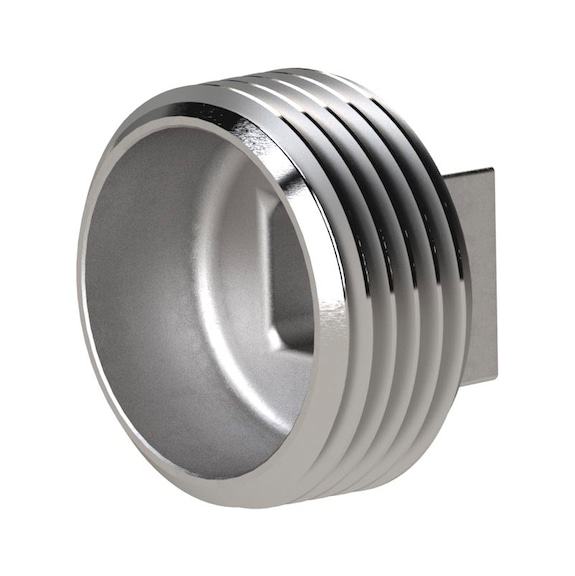 Sealing plug square stainless steel 1.4408 118904 - Plug (fitting, installation)