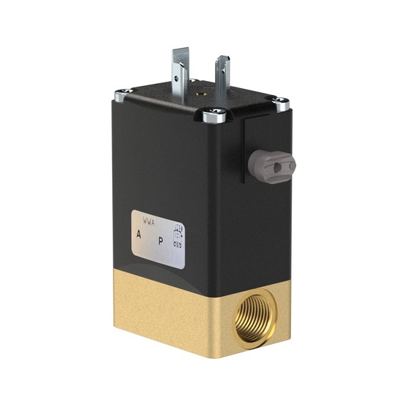 RIEGLER 2/2-way solenoid valve media-separated 125802 - Solenoid valve direct operated