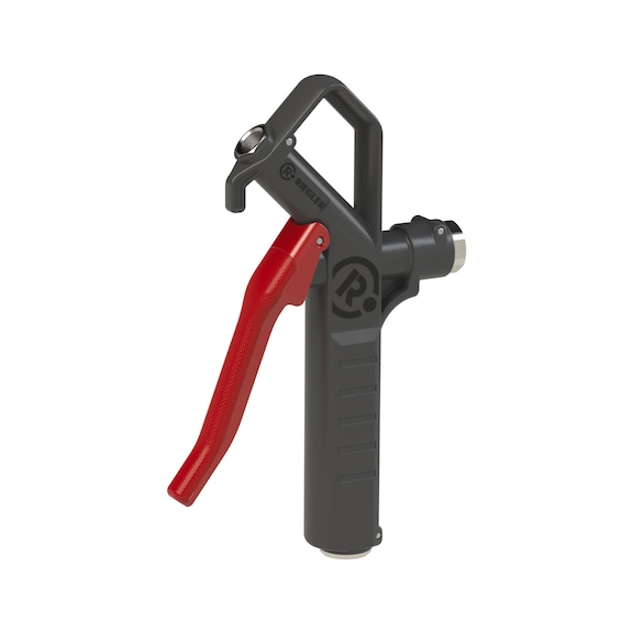 Plastic dosing blow gun without nozzle can be connected at the top 129365 - Compressed air blasting gun