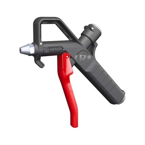 Dosierbare Blaspistole Kunststoff Standardd&uuml;se unten anschlie&szlig;bar 129370 - Pressluftblaspistole