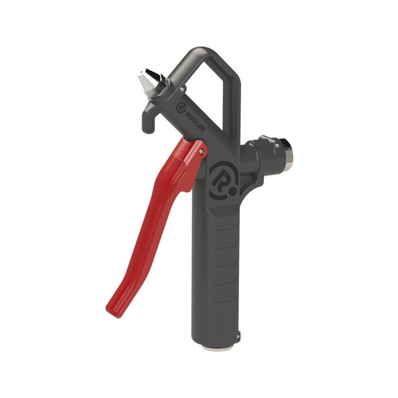 Metering blowgun plastic Standard nozzle can be connected at the top 129375 - Compressed air blasting gun