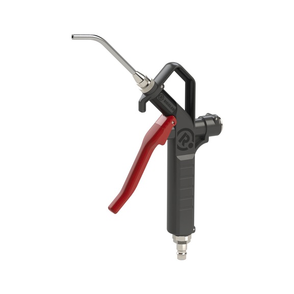 Dosing blowgun plastic rod nozzle 100 mm connectable at the bottom 129381 - Compressed air blasting gun