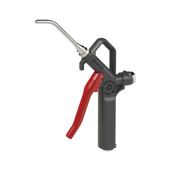 Dosing blow gun plastic rod nozzle 100 mm can be connected at the top 129385 - Compressed air blasting gun