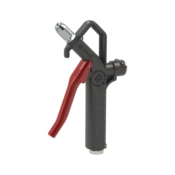 Plastic dosing blow gun Safety nozzle can be connected at the bottom 129390 - Compressed air blasting gun