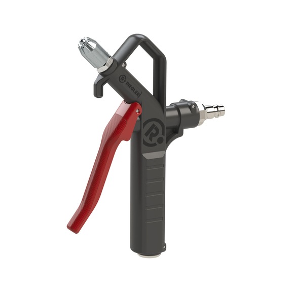 Plastic dosing blow gun Safety nozzle can be connected at the top 129396 - Compressed air blasting gun